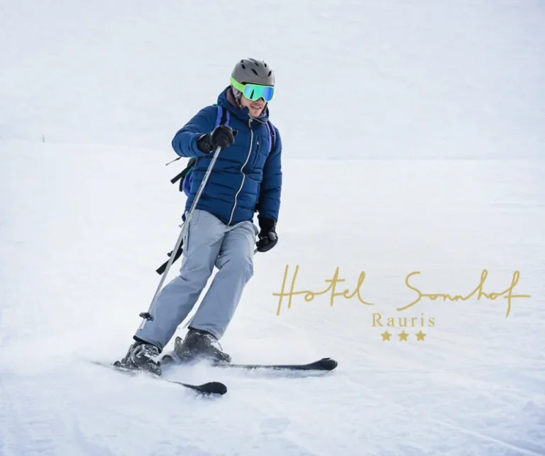 Skifahren im Winter Österreich